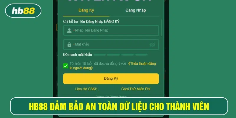 Nhà cái HB88 cam kết bảo mật tuyệt đối thông tin người chơi 